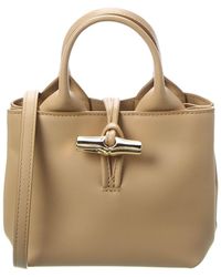 Longchamp - Le Roseau Xs Leather Handbag - Lyst