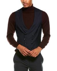 Brunello Cucinelli - Wool & Silk-blend Vest - Lyst