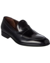 Ferragamo Leather Loafer - Black