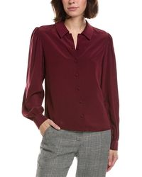 FRAME - Frame The Silk Staple Blouse - Lyst