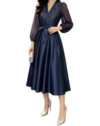BRC By BURRYCO - Embellished Midi Dress - Lyst