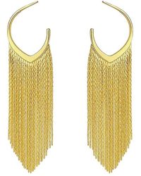 Liv Oliver - 18K Plated Earrings - Lyst