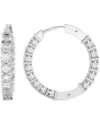 Lab Grown Diamonds - 14K 10.00 Ct. Tw. Lab-Grown Diamond Earrings - Lyst
