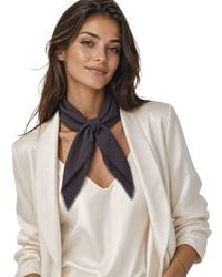 Blue Pacific - Solid Cashmere-Blend Neckerchief - Lyst
