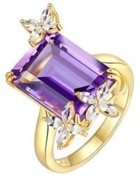 Kai Fine Jewelry - 14K 7.90 Ct. Tw. Lab-Grown Diamond & Amethyst Cocktail Ring - Lyst