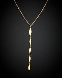 Italian Gold - 14k Graduated Drop Necklace - Lyst