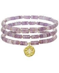 Rachel Reinhardt Jewelry - 14k Over Silver Tanzanite Star Stretch Bracelet - Lyst