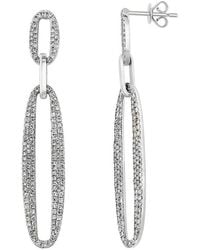 Effy Fine Jewelry - 14K 1.20 Ct. Tw. Diamond Earrings - Lyst
