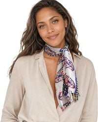 Blue Pacific - Paisley Houndstooth Neckerchief - Lyst