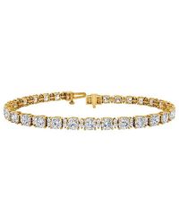Lab Grown Diamonds - 14K 11.22 Ct. Tw. Lab-Grown Diamond Tennis Bracelet - Lyst