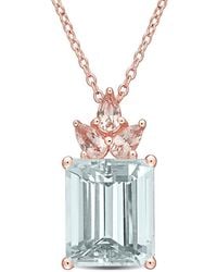 Rina Limor - Rose Gold Vermeil 6.35 Ct. Tw. Gemstone Pendant Necklace - Lyst