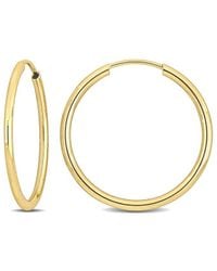 Italian Gold - 14k Hoops - Lyst