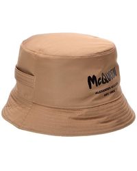 McQueen - Graffiti Bucket Hat - Lyst