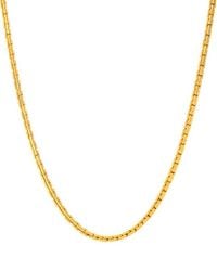 Sterling Forever - 14K Plated Adjustable Venetian Chain Necklace - Lyst
