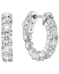 Forever Creations USA Inc. - Forever Creations 14k 2.05 Ct. Tw. Diamond Hoops - Lyst