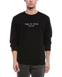 Rag & Bone - Massey Terry Crewneck Sweatshirt - Lyst