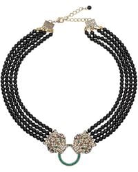 Eye Candy LA - The Luxe Collection Double Leopard Brooch Statement Necklace - Lyst