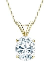 Sabrina Designs Lab Grown Diamonds - 14K 2.00 Ct. Tw. Lab-Grown Diamond Solitaire Pendant - Lyst