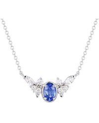 Gregg Ruth - 14K 0.80 Ct. Tw. Diamond & Sapphire Pendant - Lyst