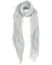 Blue Pacific - Heathered Cashmere Scarf - Lyst