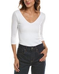 Michael Stars - Double Front V-Neck T-Shirt - Lyst