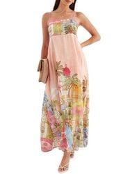 LOEY - Printed Maxi Dress - Lyst