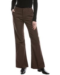 RE/DONE - Mid-Rise Flared Trouser Chocolate Jean - Lyst