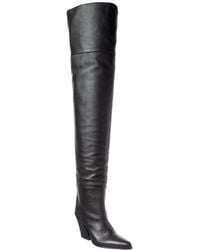 Jimmy Choo - Maceo 85 Leather Over-The-Knee Boot - Lyst