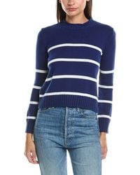 Hannah Rose - Cashmere-Blend Chunky Striped Sweater - Lyst