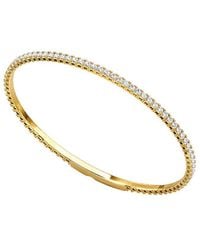 Lab Grown Diamonds - 14K 3.07 Ct. Tw. Lab-Grown Diamond Bangle Bracelet - Lyst