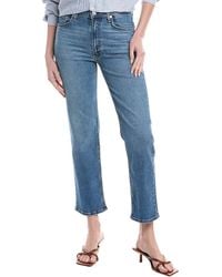 Rag & Bone - Hattie Mid-Rise Ankle Visalia Straight Leg Jean - Lyst