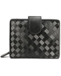 Tiffany & Fred Paris - Woven Leather Wallet - Lyst