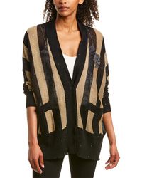 Brunello Cucinelli Linen & Silk-blend Cardigan - Multicolor