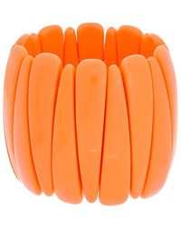 Kenneth Jay Lane Stretch Bracelet - Orange