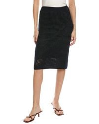 Theory - Textured Skirt - Lyst