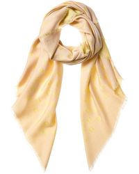 Fendi - Ff Silk & Wool-Blend Shawl - Lyst