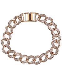 Eye Candy LA - Luxe Collection 18k Plated Cz Chain Link Bracelet - Lyst