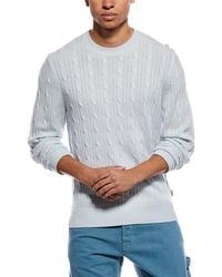 BOSS - Hetico Wool & Cashmere-Blend Crewneck Sweater - Lyst