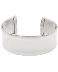 Italian Silver - Cuff Bracelet - Lyst