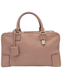 Loewe - Leather Amazona Anagram Handbag (Authentic Pre-Loved) - Lyst