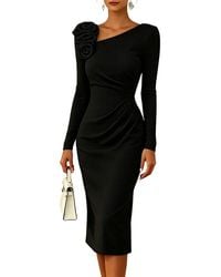 TAZGA - Midi Dress - Lyst