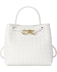 Tiffany & Fred Paris - Woven Leather Top-Handle Shoulder Bag - Lyst