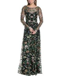 Marchesa - Embroidery On Tulle Gown - Lyst