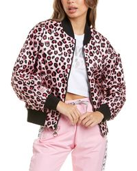 Chiara Ferragni Leopard Bomber Jacket - Pink