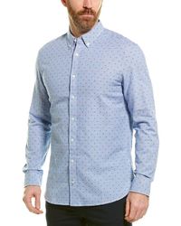 Joules Coleridge Linen-blend Woven Shirt - Blue