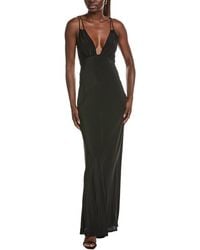 Paris Georgia Basics - Bernie Silk Slip Dress - Lyst