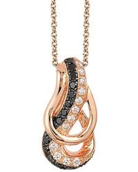 Le Vian - Le Vian 14K Rose 0.27 Ct. Tw. Diamond Pendant Necklace - Lyst