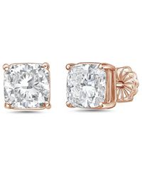 Diana M. Jewels - Diana M. 14K Rose 6.00 Ct. Tw. Lab-Grown Diamond Stud Earrings - Lyst