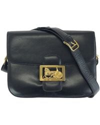 Celine - Black Calfskin Horse Carriage Shoulder Bag (authentic Pre-loved) - Lyst