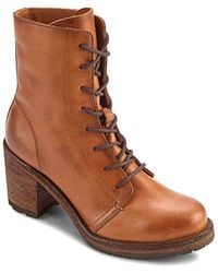 Frye - Karen Leather Combat Boot - Lyst